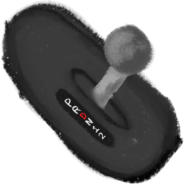 a car's gear shifter in a dark setting. The gear shifter is grey, with the letter "D" visible in red and the rest In white, indicating the drive position.